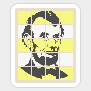 Abraham Lincoln The President Sticker